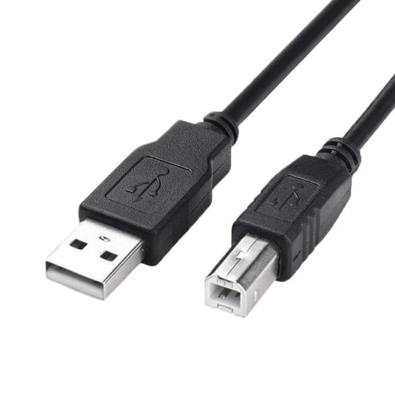 Mazepoly 6 Feet USB 2.0 Printer Cable, A to B Male Scanner Cord Compatible with nkjet Printer, Laser Printer, Copier Machine(2 Pack)