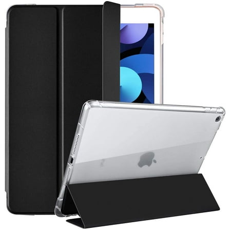 Mazepoly Protective Cover Compatible for Apple iPad 10.2 inch 9th/8th/7th Generation 2021/2020/2019 Case with Apple Pencil Holder, Black