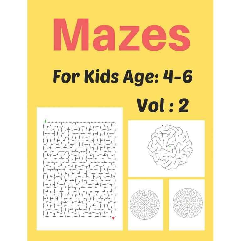 Mazes For Kids Age: 4-6 Vol: 2: Peanut Maze Activity Book for Kids, Great for Developing Problem Solving Skills, Spatial Awareness, and Critical Thinking Skills [Book]