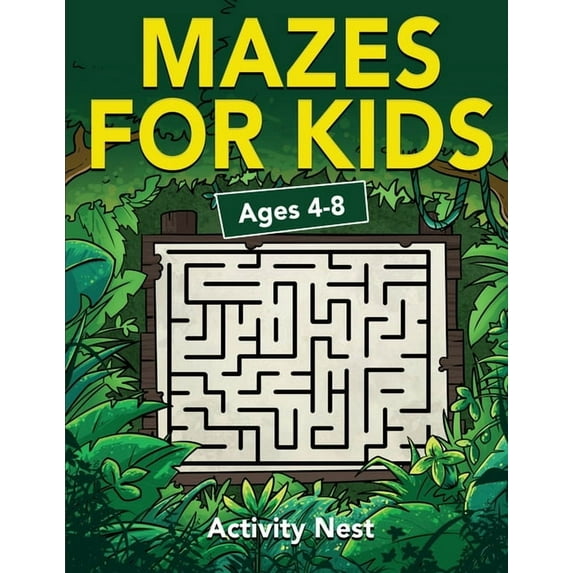 Mazes For Kids Ages 4-8: Workbook for Games, Puzzles, and Problem-Solving (Paperback)