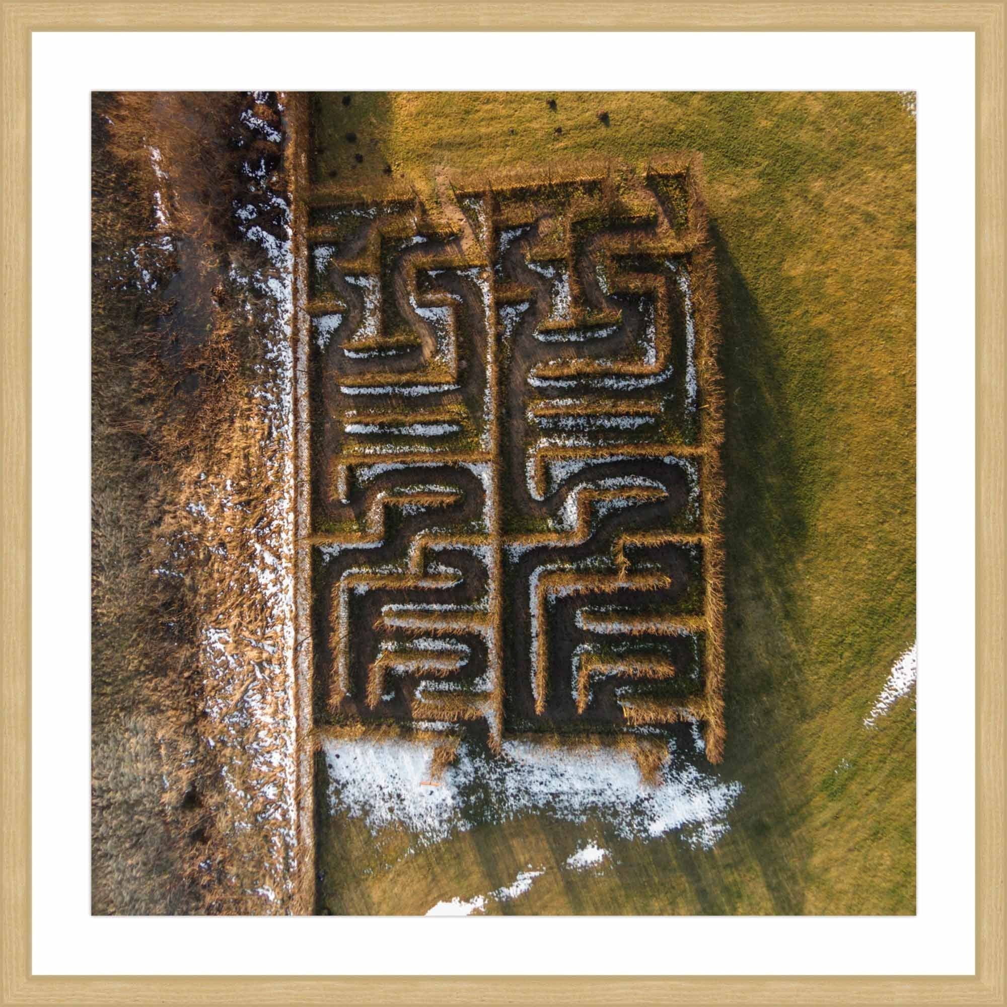"Mazes" Framed Painting Print