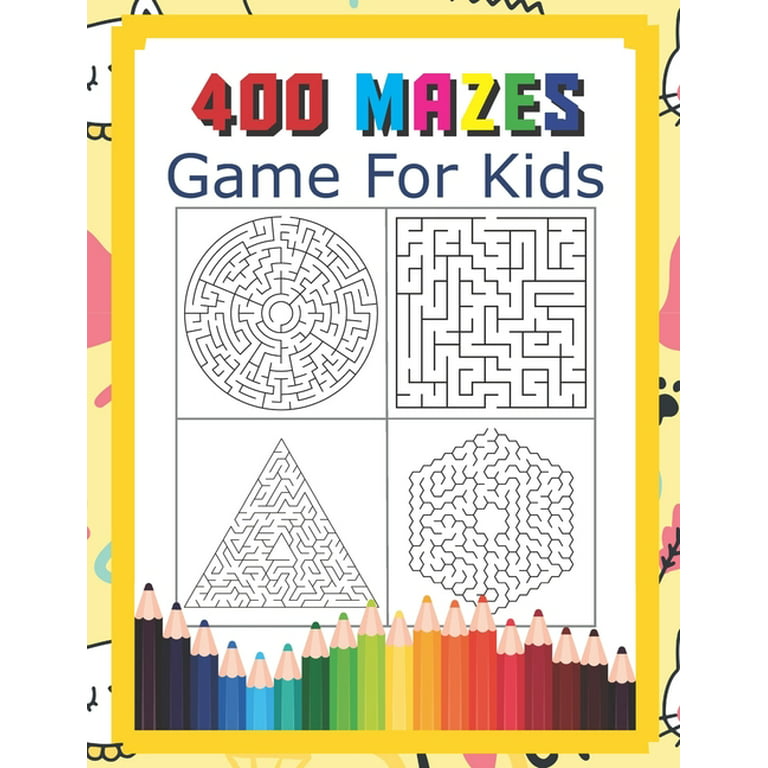 Kids Milk Mazes Age 4-6: A Maze Activity Book for Kids, Cool Egg Mazes For  Kids Ages 4-6 (Paperback)