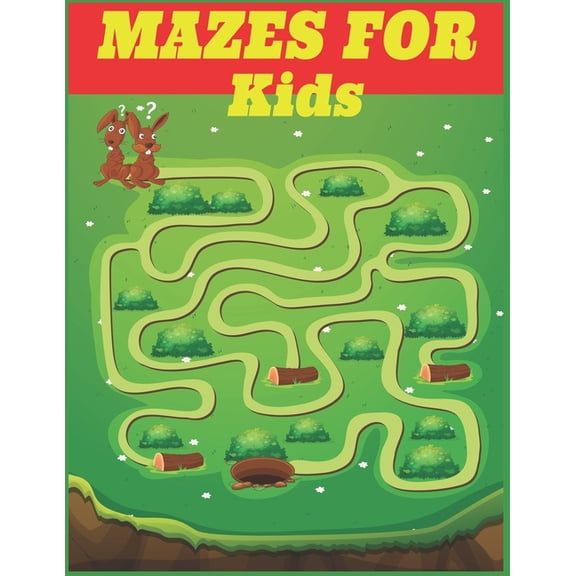 Mazes For Kids Ages: Maze Activity Book 4-6, 6-8 Workbook for Games, Puzzles, and Problem-Solving; Funtastic and Challen, (Paperback)