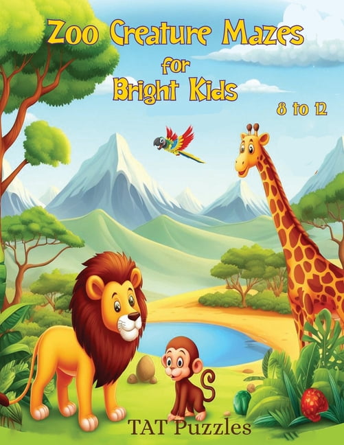 Mazes for Bright Kids Zoo Creature Mazes for Bright Kids: 8-12 yrs, Book 9, (Paperback)