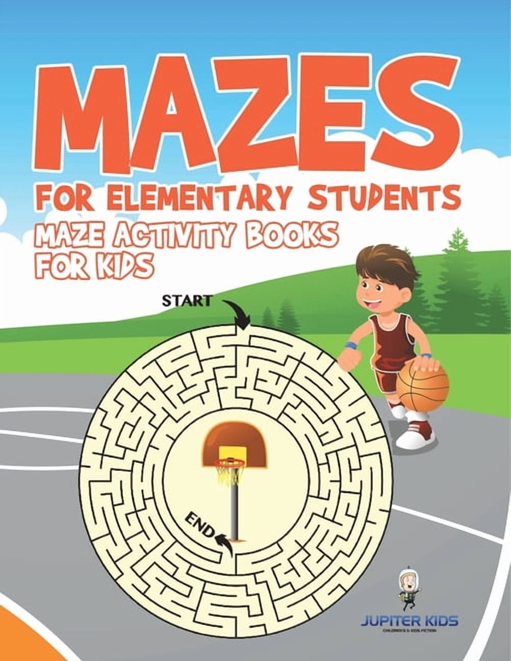 Mazes for Elementary Students: Maze Activity Books for Kids, (Paperback)