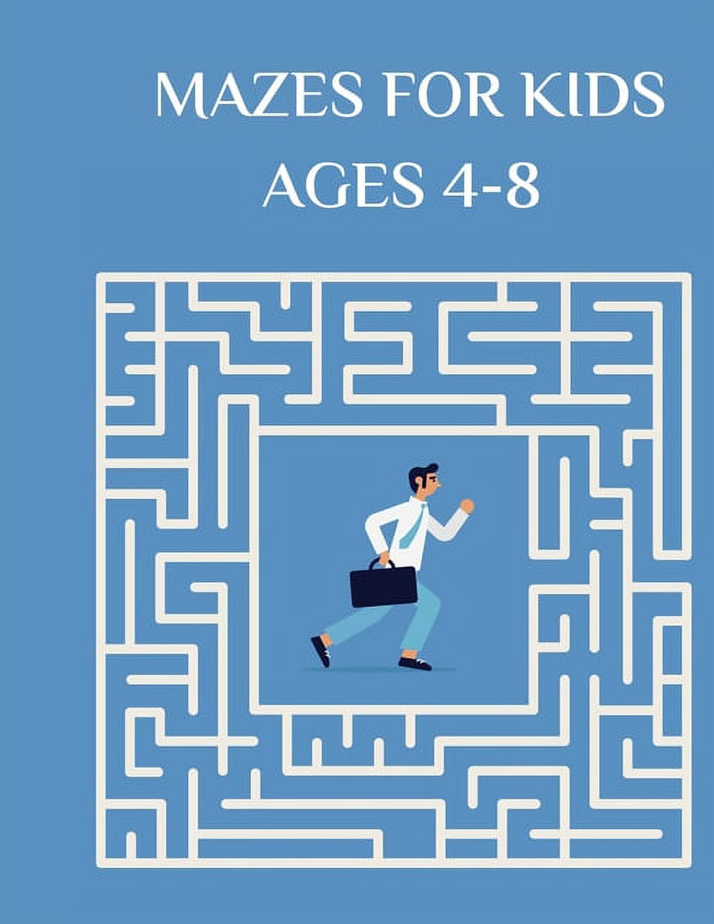 Mazes For Kids Ages 4-6: Fun Maze Activity Book by BrainBloom