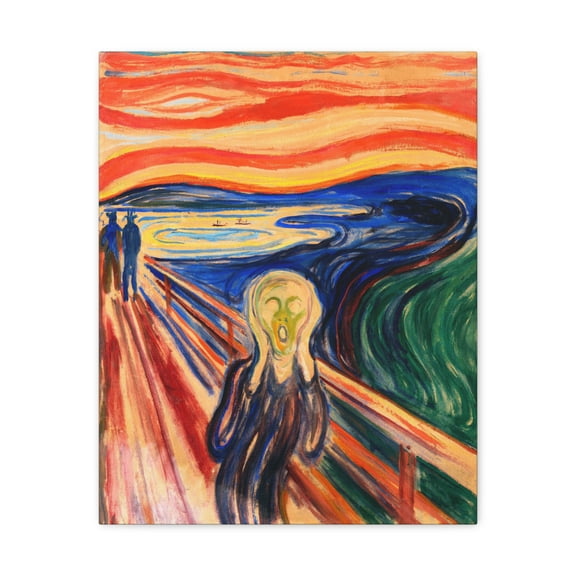 Mazevoo | Edvard Munch's : The Scream | Reproduction Canvas Print