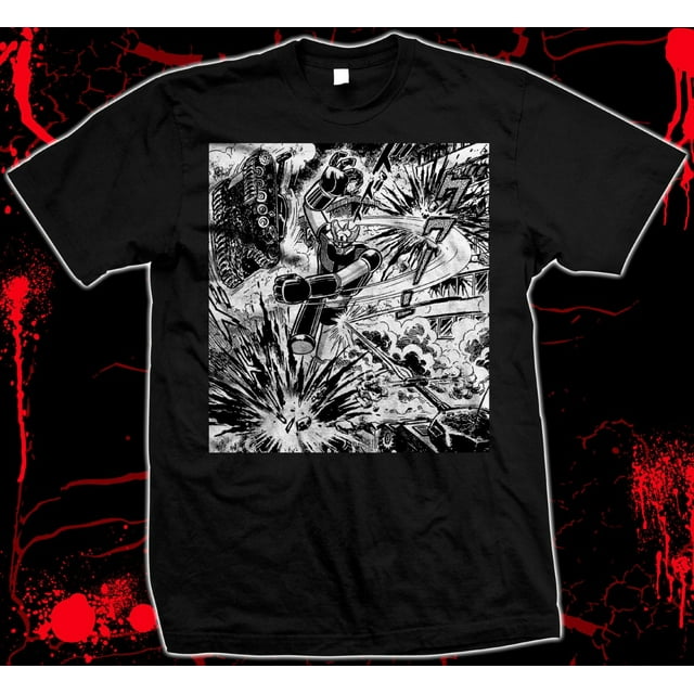 Mazinger Z - Go Nagai - Pre-shrunk, hand screened 100% cotton t-shirt ...