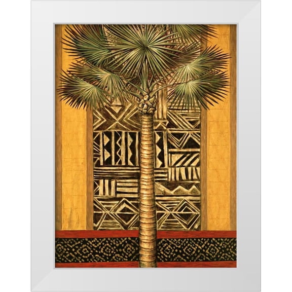 Mazo, Andre 11x14 White Modern Wood Framed Museum Art Print Titled - African Evening I