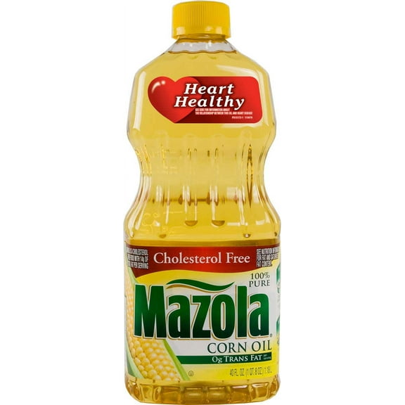 Mazola Corn Oil, 40 Fluid Ounce - 12 per case.