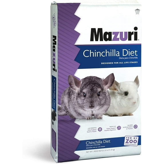 Mazuri | Chinchilla Diet | 25 Pound (25 lb.) Bag