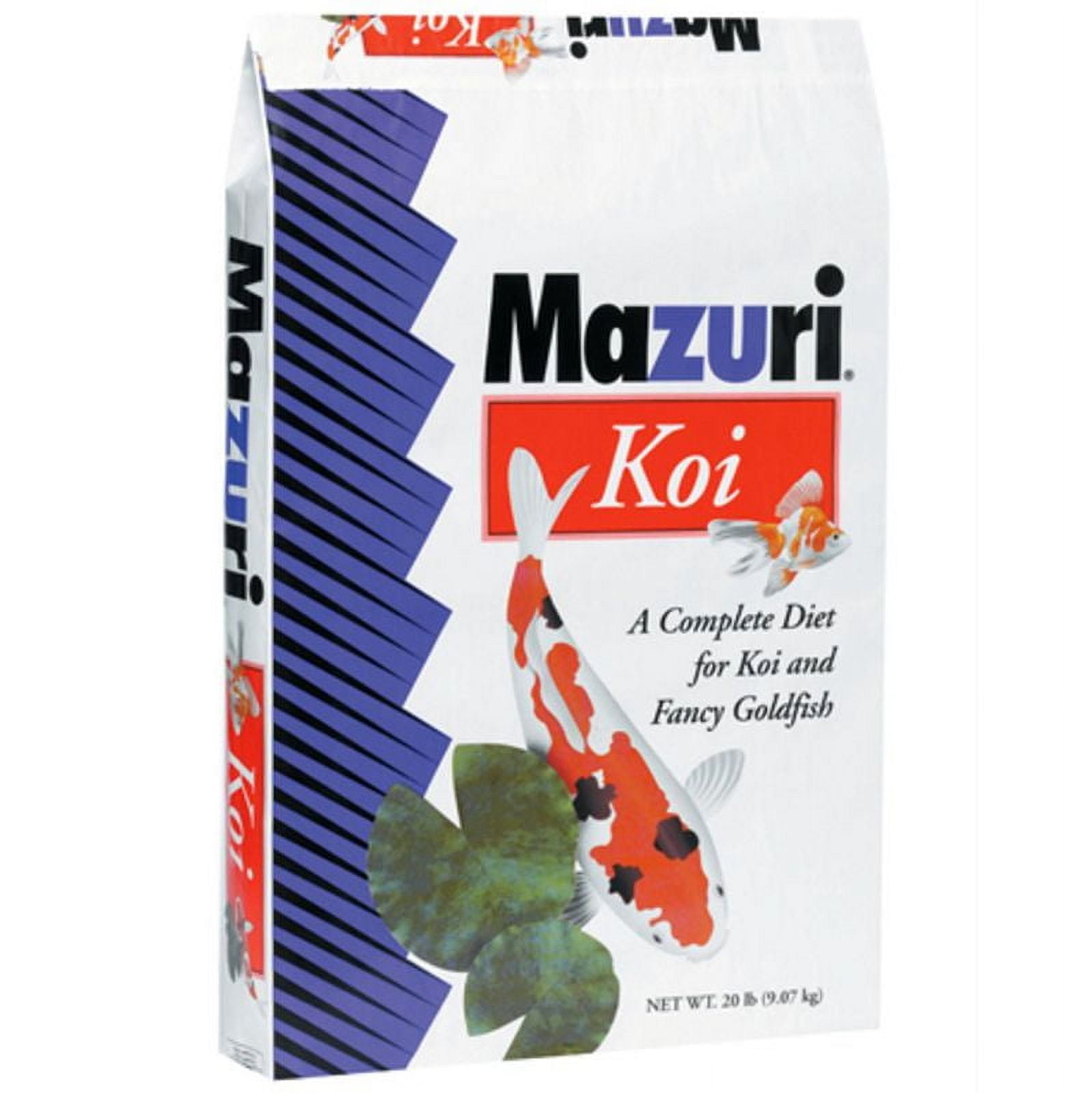 Mazuri Koi Platinum Bits Fish Food, 20 lb Bag