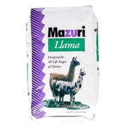 Mazuri Llama Diet High Fiber, Feed for Llamas, 50 lbs