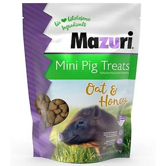 Mazuri 3005450-745 Extruded Oat and Honey Mini-Pig Treats, 6 lb.