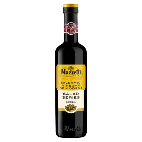 Mazzetti Balsamic Vinegar Yellow Label 2 leaf 500ml, British Import (Pack of 2)