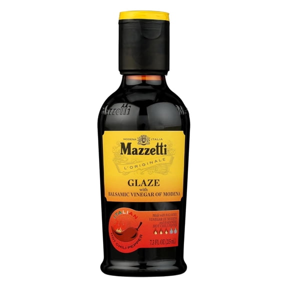 Mazzetti - Thick Habanero Balsamic Glaze for Drizzling and Cooking - 7.3 Oz, Case of 6