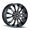 thumbnail image 1 of Mazzi Fusion-341 18X7.5 5X110/5X115 40Et 72.62Cb Black/Machined, 1 of 2