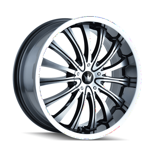 Mazzi Hype-351 20X9 6X135/6X139.7 30Et 106Cb Black/Machined