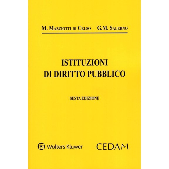 Mazziotti Di Celso Istituzioni di diritto pubblico (Paperback)