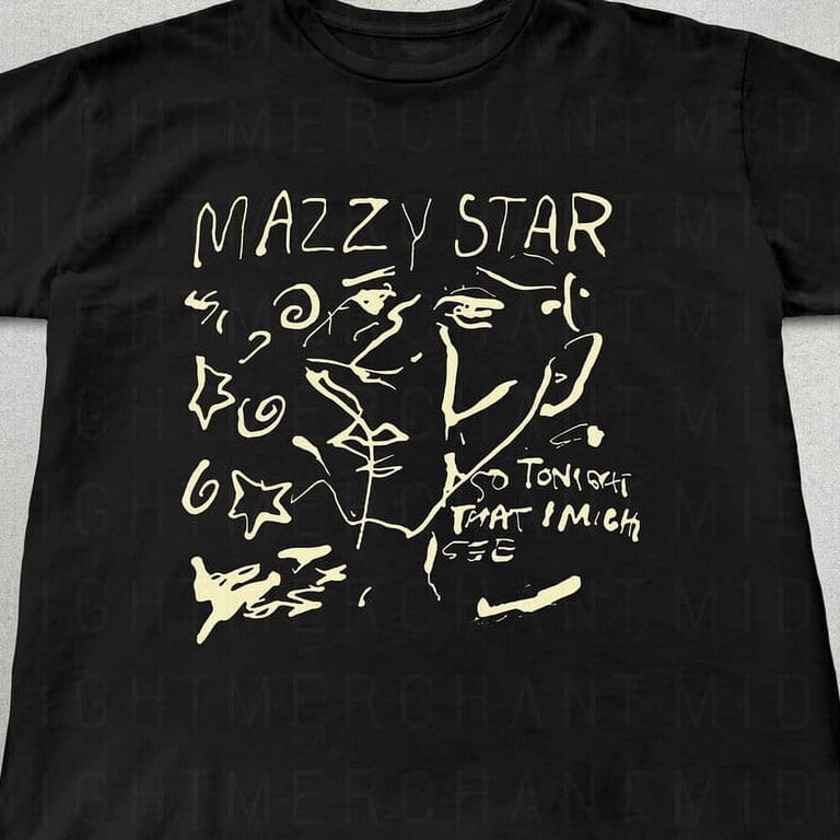 T-shirt Mazzy Star - Gildan 5000, Imprimé Graphique, Coton, Unisexe, Neuf Avec étiquettes