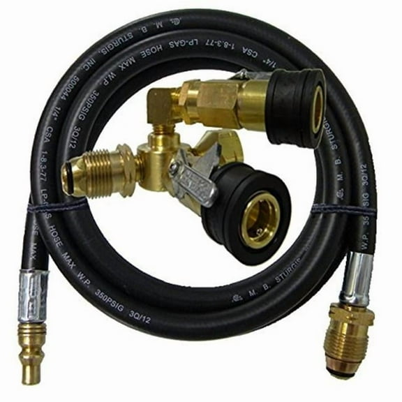 DUAL QD HOSE. MALE QD PLUG X FEMAL