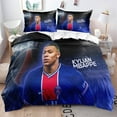 thumbnail image 1 of Mbappe 3in1 Bedding Set Bed Sheet Duvet Cover Pillowcase Bedroom Home Washable, 1 of 1