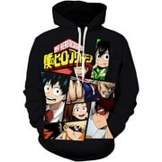 Mbeliever NO Hero Academia Todoroki Shoto Izuku 3D Print Anime Hoodie Sudadera Cosplay Jacket Sweatshirt Costumes Unisex