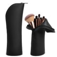 thumbnail image 1 of Mber Makeup Brush Bag, Portable Silicone Makeup Brush Case, Stand-Up Holder, Cosmetic Organizer Travel Pouch, Black, 1 of 5