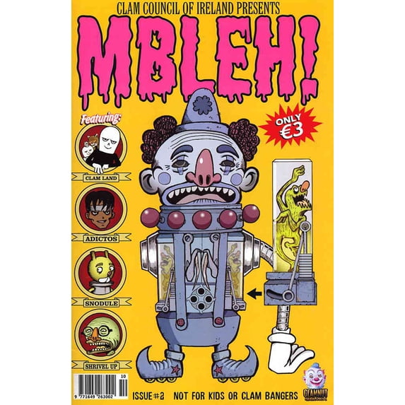 Mbleh! #2 VF ; Clamnut Comic Book