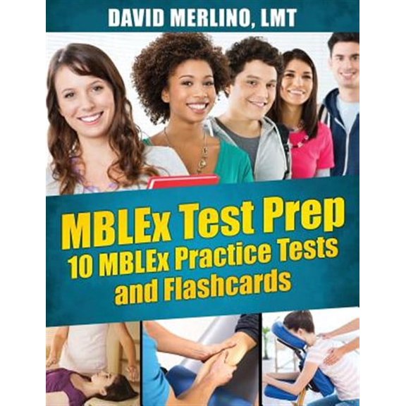 MBLEx Test Prep - 10 MBLEx Practice Tests and Flash Cards (Paperback) by David Merlino Lmt