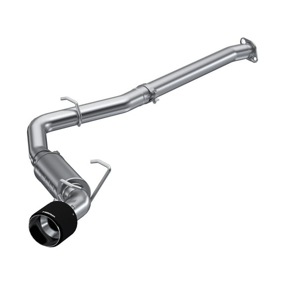 T304 Stainless Steel 3 Inch Cat-Back Single Rear Exit with Carbon Fiber Tips for 13-22 Subaru BRZ, 17-22 Toyota GR86 and 13-16 Scion FR-S MBRP