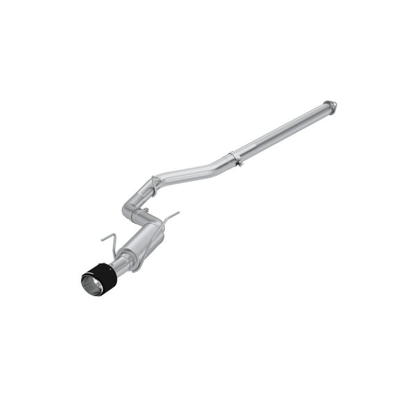 Mbrp Exhaust 3" Cat Back, Single Rear Exit, T304 With Cf Tips S48093CF
