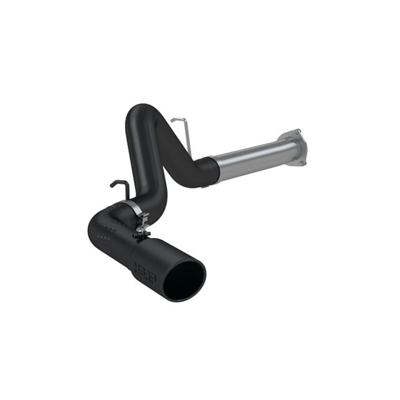 Mbrp Exhaust 4In. Filter Back; Single Side; Black Coated S6026BLK