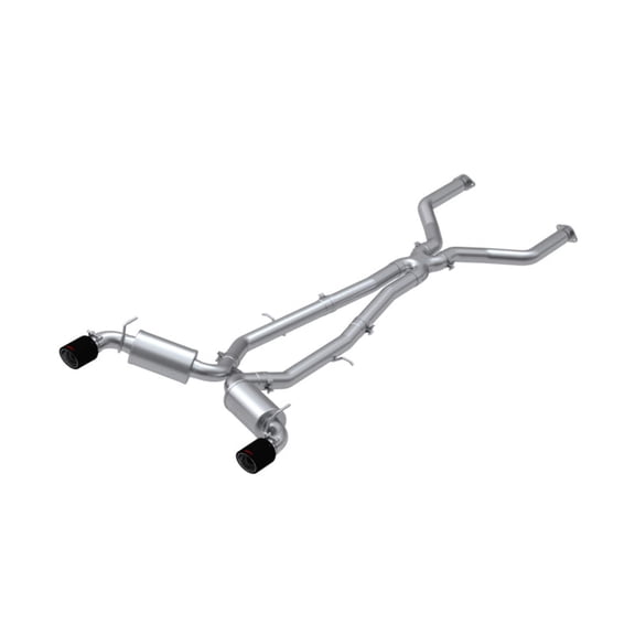 Mbrp Exhaust S44043cf Armor Pro Cat Back Exhaust System Fits 17 22 Q60 Fits select: 2017 INFINITI Q60 BASE/PREMIUM, 2019-2022 INFINITI Q60