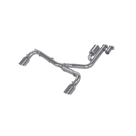 2021+ Ford Bronco Sport (1.5L / 2.0L EcoBoost) 2.5in Res-Back Exhaust - Dual Rear - Alum. Steel MBRP S5207AL