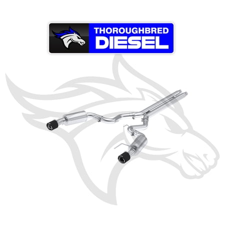 MBRP S72513CF Cat-Back Exhaust System for 24-Up Ford Mustange GT S650 5.0L