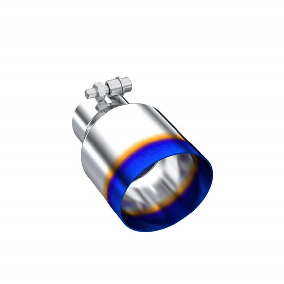 MBRP STAINLESS STEEL BURNT END EXHAUST TIP 2.5" INLET 4" OUTLET 6.5" LONG