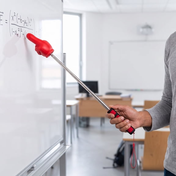 Mbvtdt Telescopic Teacher Pointer Stick, Retractable Finger Pointing Tool, Classroom Teaching Aid, Presentation Accessory for Home School Use