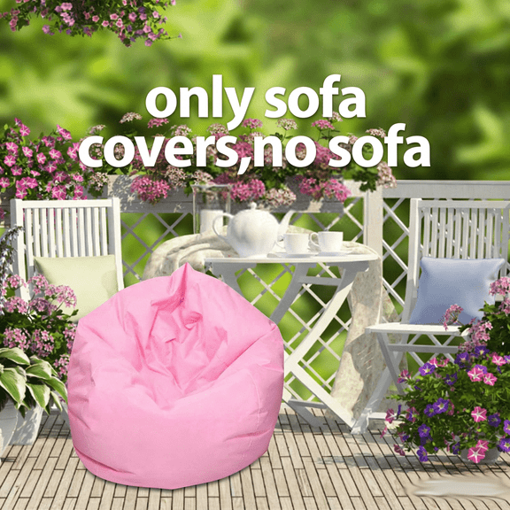 Mbvtdt Waterproof Cushion Plush Bean Bag Chairs,Posh Creations Structured Comfy Seat,for Kids Teenagers Adults Living Room Gaming Relaxing 4F Machine Washable Lazy Sofa,H