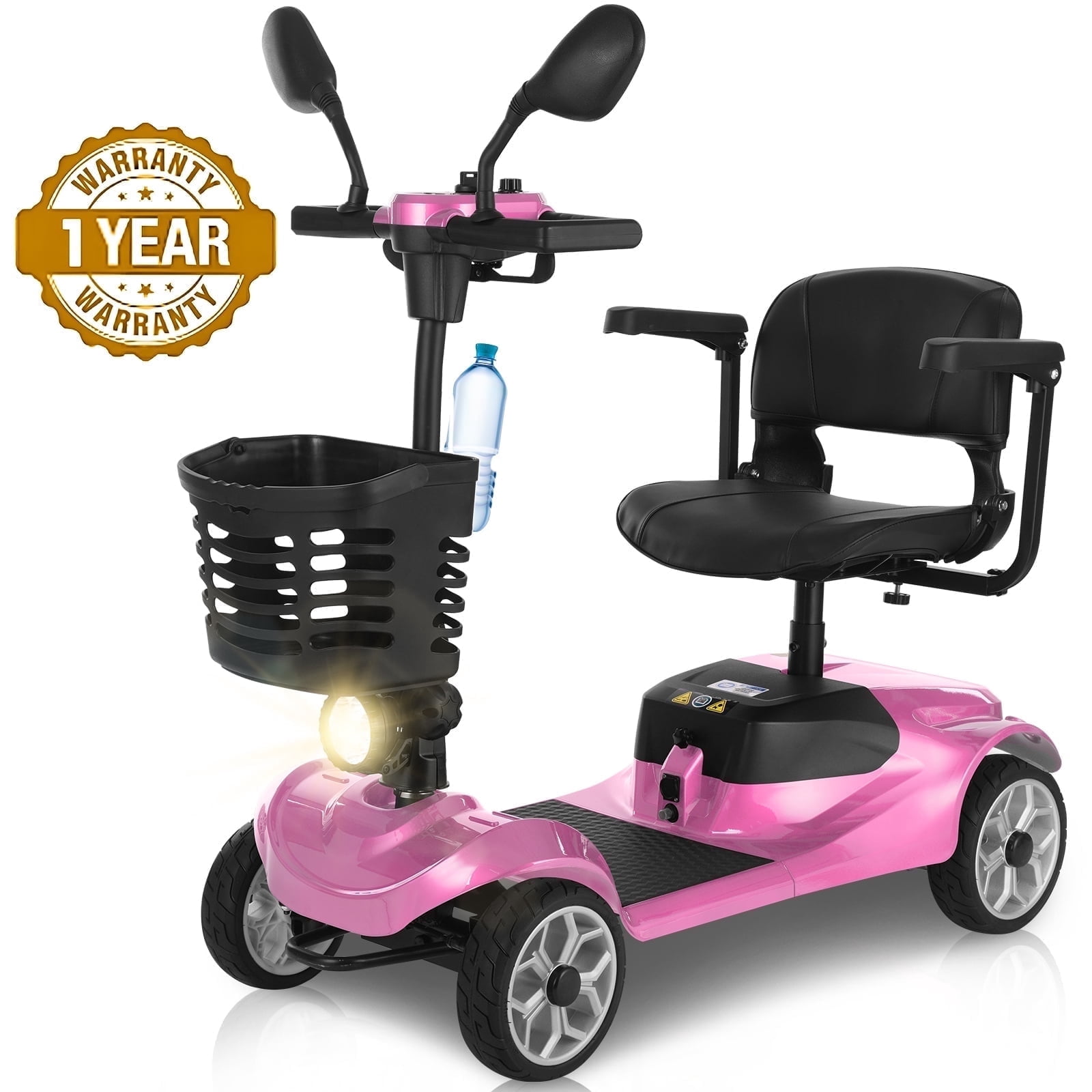 Mbxcooter 15 Miles 4-Wheel Mobility Scooter for Adults/Seniors