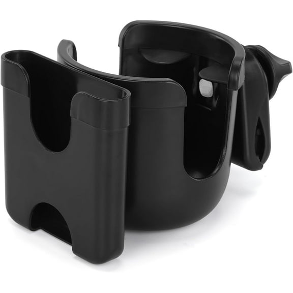 Mbxcooter Cup Holder,Multifunctional Cup Holder,Compatible with Strollers, Mobility Scooters, Wheelchairs - Phone Holder Included - 360° Rotatable Design - Fits 2-5cm Tubes