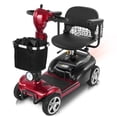 thumbnail image 1 of Mbxcooter 15/30 Miles Mobility Scooter,4-Wheel Mobility Scooter for Adults,Seniors,350W Electric Powered Wheelchair Device,Compact Duty Mobile for Travel with Dual Baskets, Rotating Seat, 1 of 10