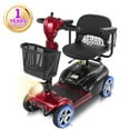 thumbnail image 1 of Mbxcooter 15/30 Miles Mobility Scooter,4-Wheel Mobility Scooter for Adults,Seniors,350W Electric Powered Wheelchair Device,Compact Duty Mobile for Travel with Dual Baskets, Rotating Seat, 1 of 10
