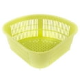 thumbnail image 1 of Mbxm Kitchen Triangle Drain Basket Green,Drain Shelf Triangular Basket Storage Rack Sucker Sponge Holder for Kitchen Bathroom Support Corner for Sink Food Strainer Or Storage Rack, 1 of 7