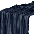 thumbnail image 1 of Mbxmh Cheese Table Runner Pleated Fabric Fb,Cheesecloth Table Runner 10Ft Boho Rustic Black Cheese Cloth Table Runner for Decoration Wedding Easter Summer Decoration, 1 of 6