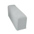 thumbnail image 1 of Mbxmh Sofa Armrest Fabric Cover Light Grey A,Simple Solid Color Checkered Elastic Sofa Armrest Thickened Anti Dirty Home Fabric Protectors for Recliners Sofas Chairs,Couch Furniture Protect, 1 of 5