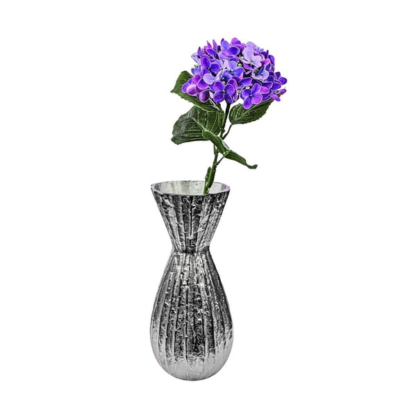 MbyM 3D Real-Touch Hydrangea Artificial Flowers | Stunning Home Decor & Party Floral Arrangements | Perfect for Kitchen Table Centerpieces, Weddings & Office Decoration (Purple)
