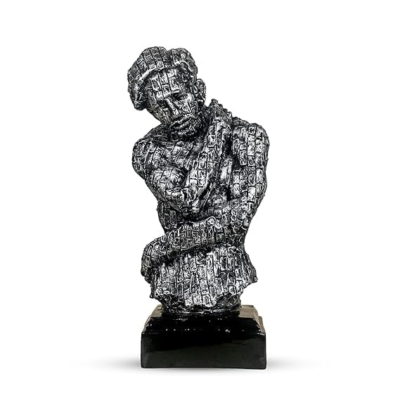 MbyM Textured Man Showpiece | Beautiful Sculpture for Home Decor, Living Room, Office Desk | Gift Item, Stunning Statue Sculpture Decorative Items