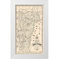 thumbnail image 1 of Mc Kinley 10x14 White Modern Wood Framed Museum Art Print Titled - Vermont - Mc Kinley 1890, 1 of 4