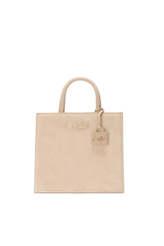 Women's Midi Structured Bag In Smooth Cow Leather Neutrals
